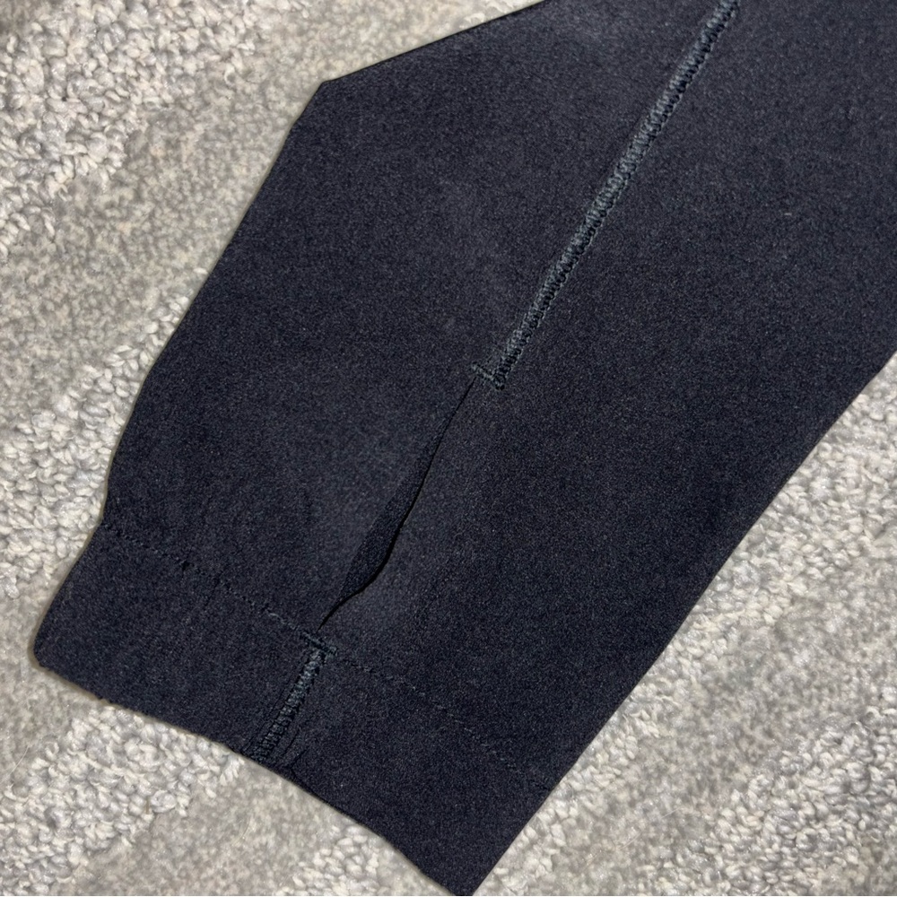 Athleta Black Half Zip Long Sleeve Light Weight Pullover Women’s Size M - Picture 6 of 8